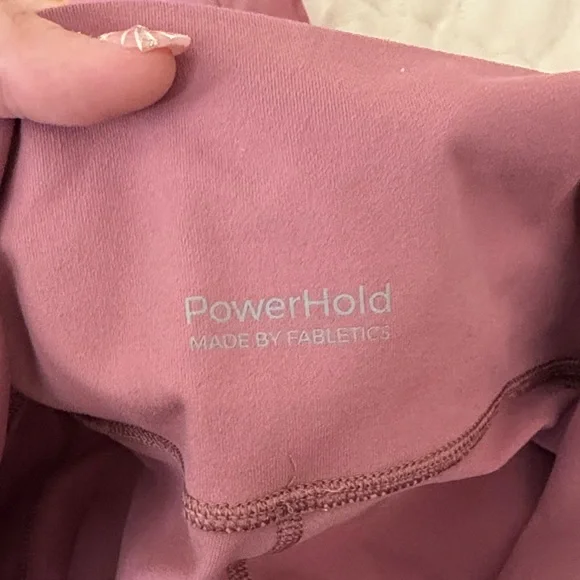 Fabletics power hold high waist Mauve Leggings - Picture 5 of 5